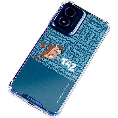 Looney Tunes Tasmanian Devil Yell Moto G 5G (2024) Clear Case